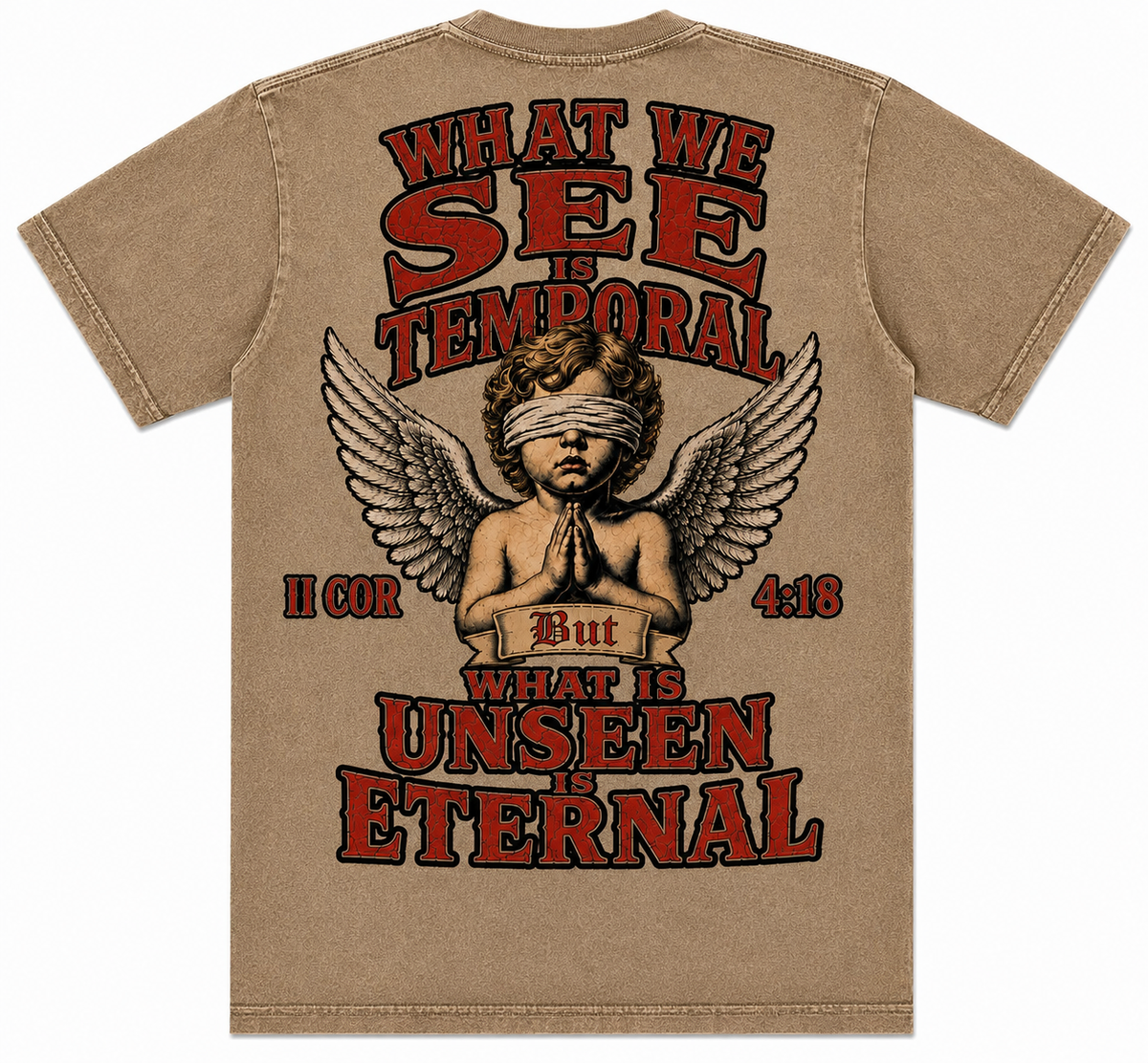 2nd CORINTHIANS 4:18 Back Print