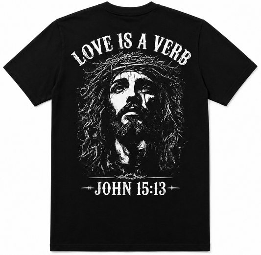 Love is a Verb Back Print