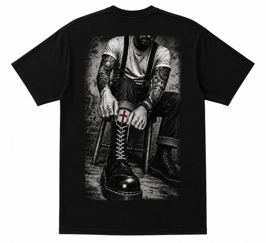 Laced Up Back Print