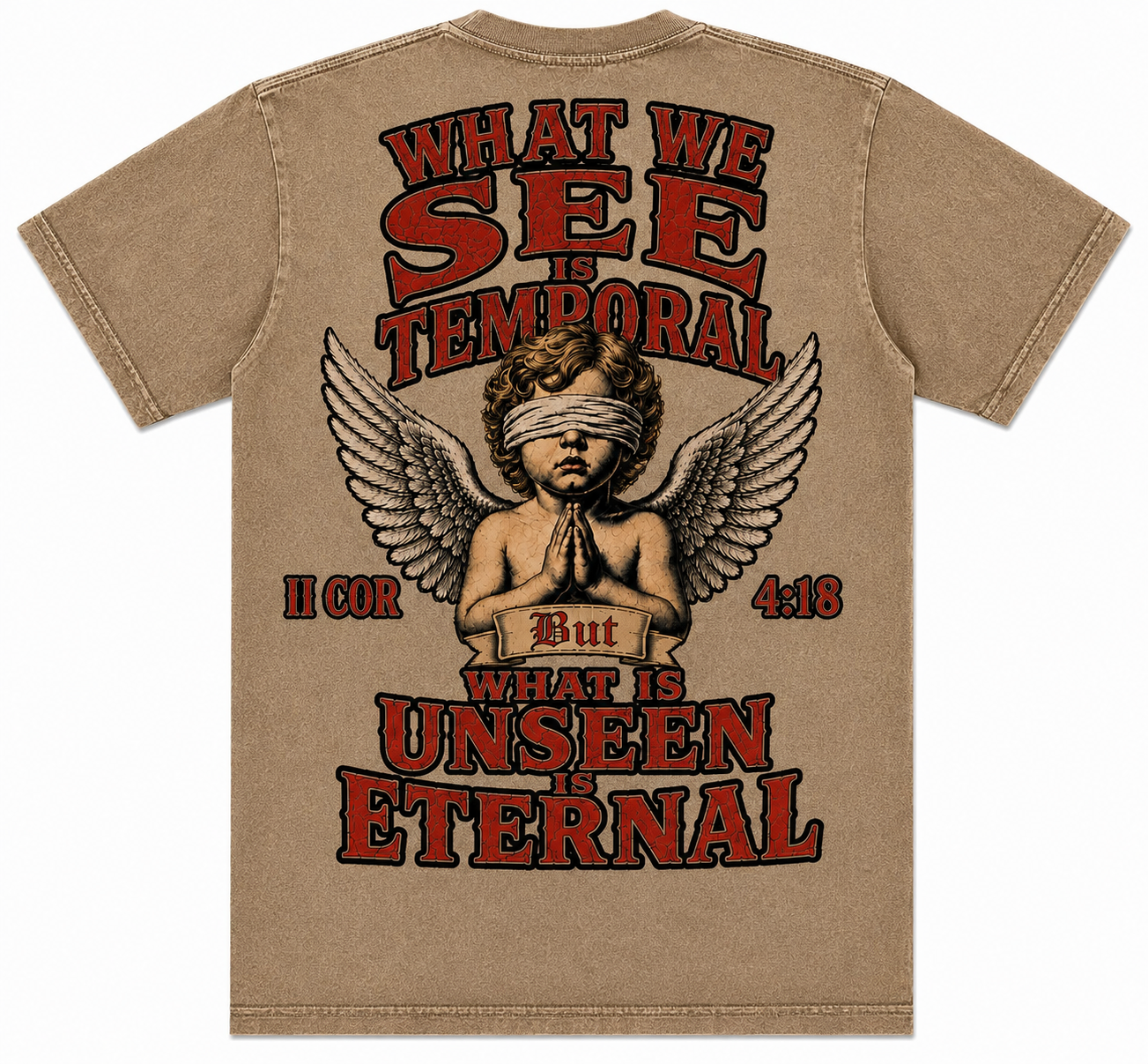 2nd CORINTHIANS 4:18 Back Print