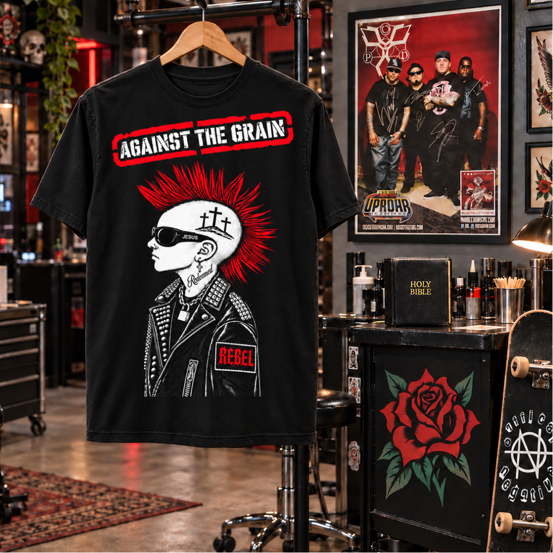 AGAINST THE GRAIN Front Print