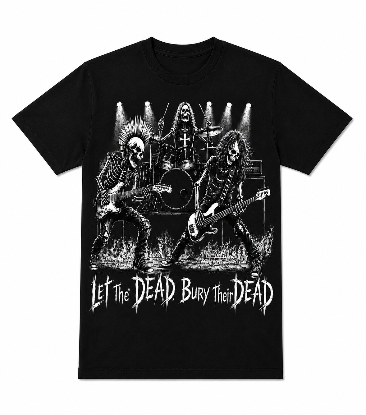 Dead Bury their Dead Front with "Come Follow Me" on the Back