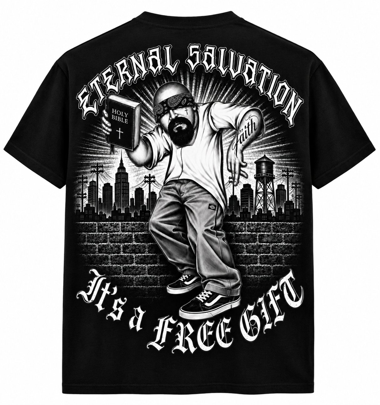 F Bombs Back Print
