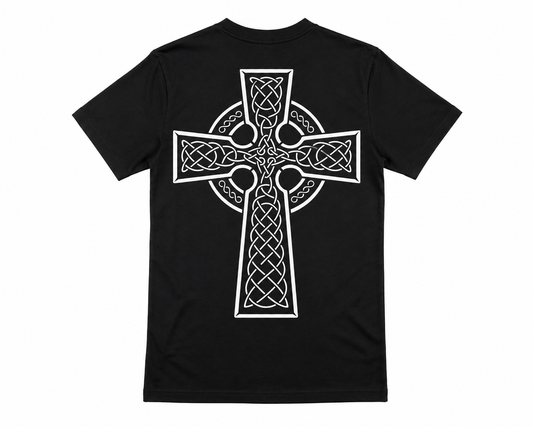 Celtic Cross Back Print