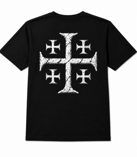 Jerusalem Cross Front Print