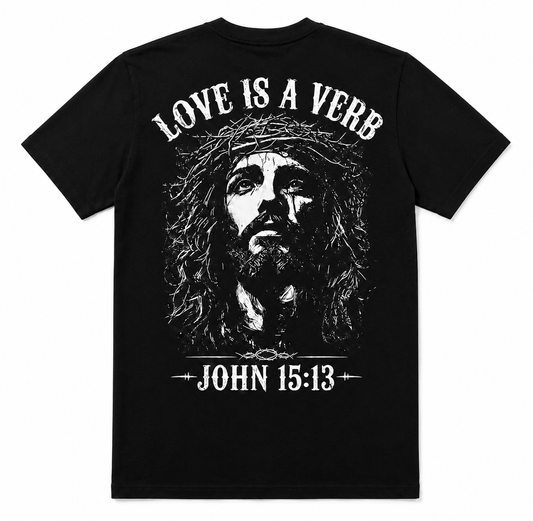 Love is a Verb Back Print