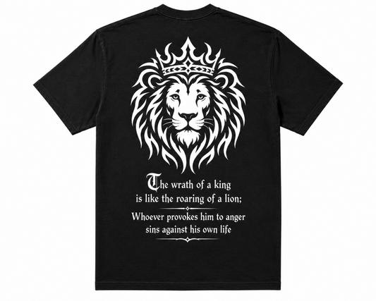 Roaring Lion Back Print
