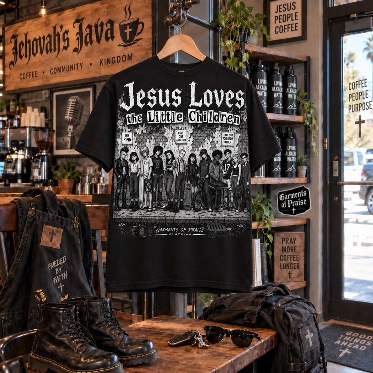 Jesus Loves The Little Children Front Print