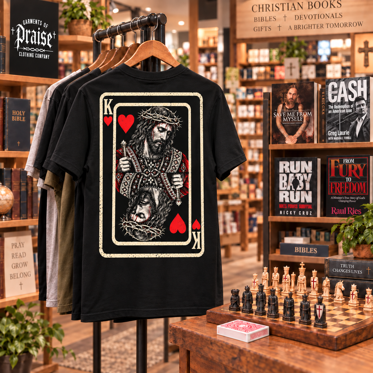 King of Hearts Back Print GOP