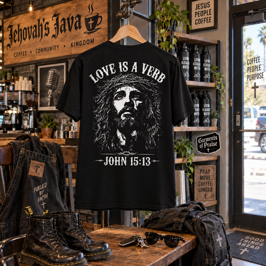 Love is a Verb Back Print