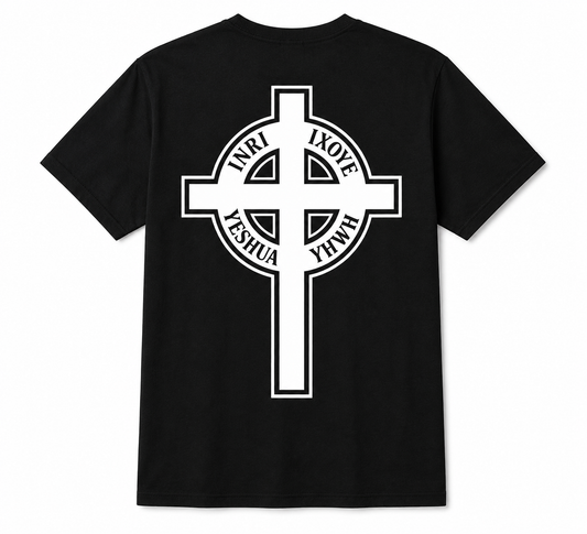 New Celtic Cross Back Print