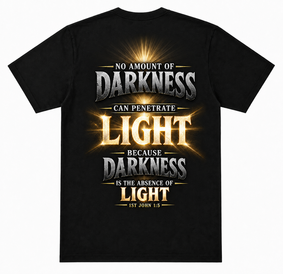 NO Darkness At All Back Print