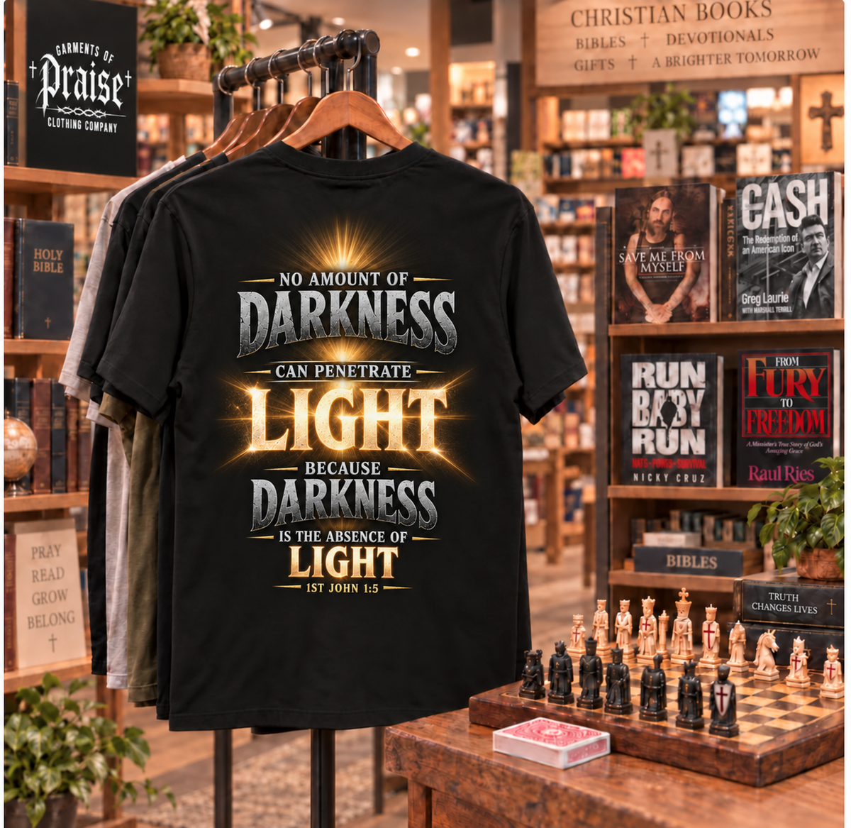 NO Darkness At All Back Print