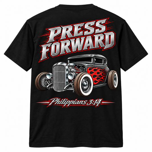 PRESS FORWARD Christian Tee
