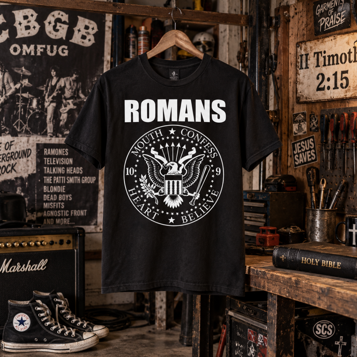 ROMANS 10 9 Front Print