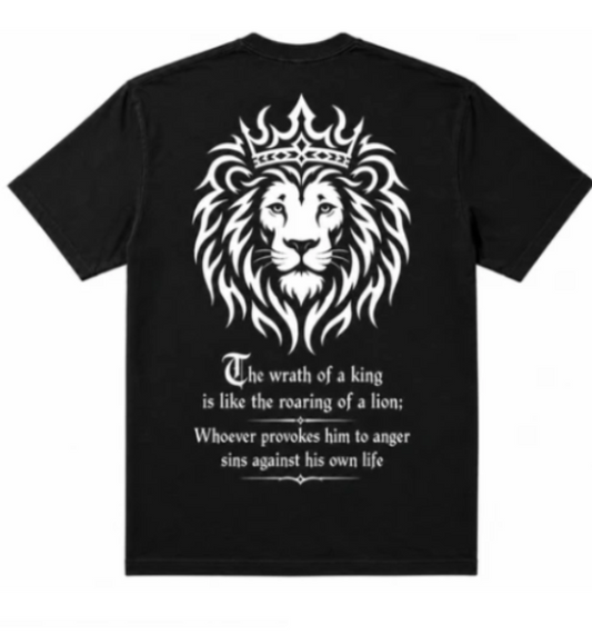 Roaring Lion Back Print