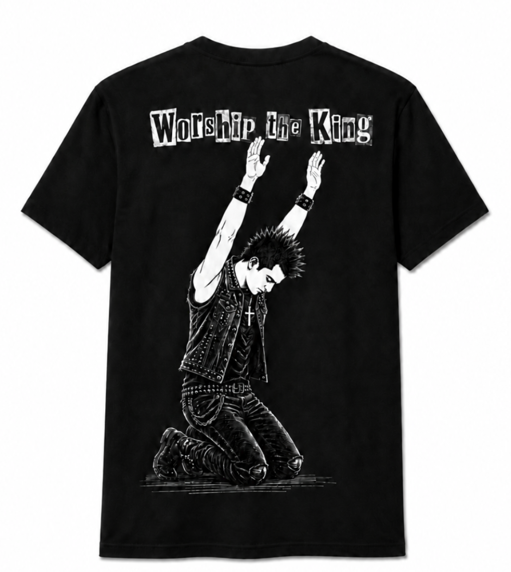 Worship the King Back Print