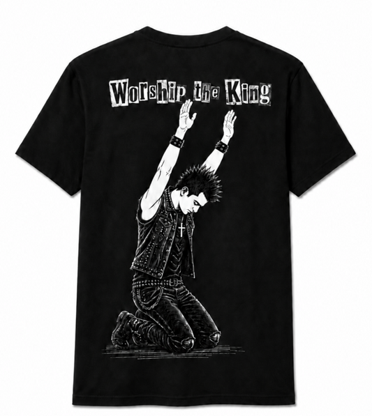 Worship the King Back Print
